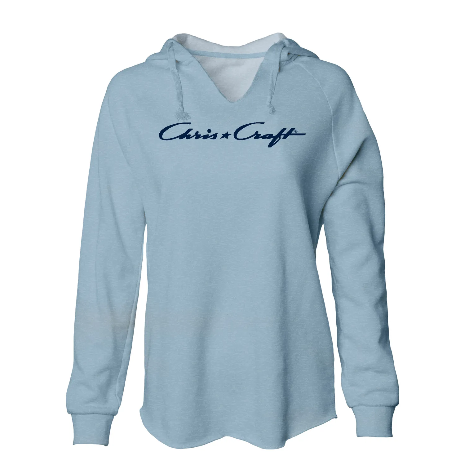 Chris Craft Flagship dame hættetrøje dusty rose fleece