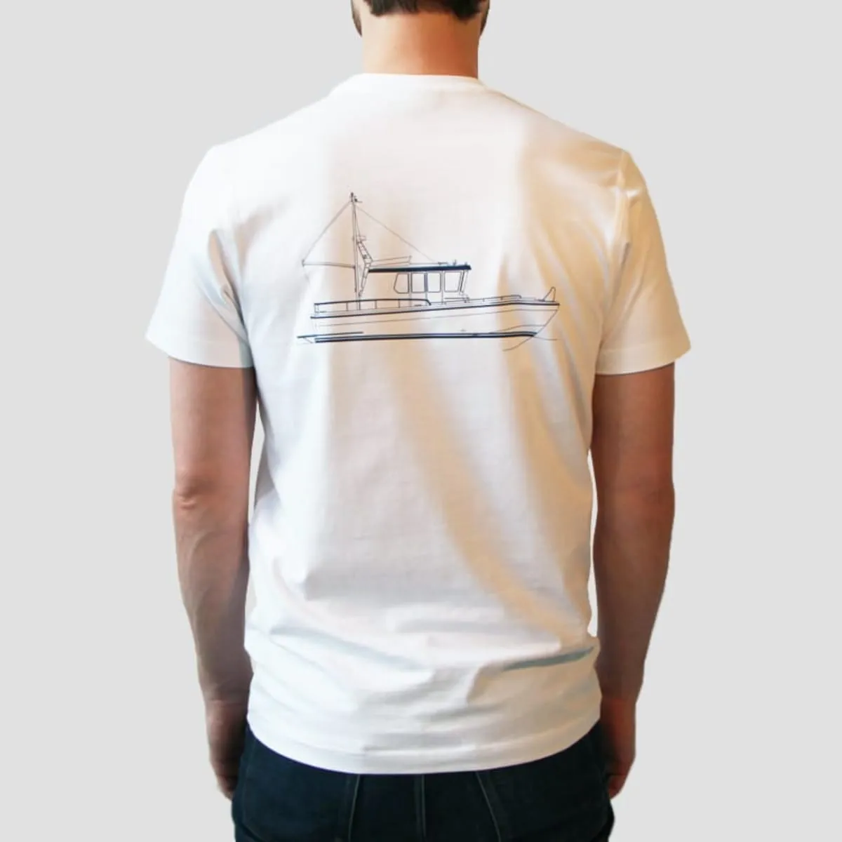 Targa T-shirt bomuld klassisk navy blue