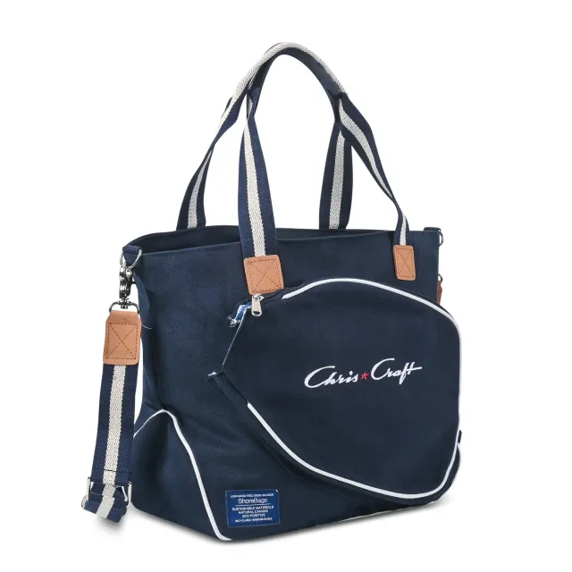 Chris Craft pickleball taske canvas ShoreBags stor