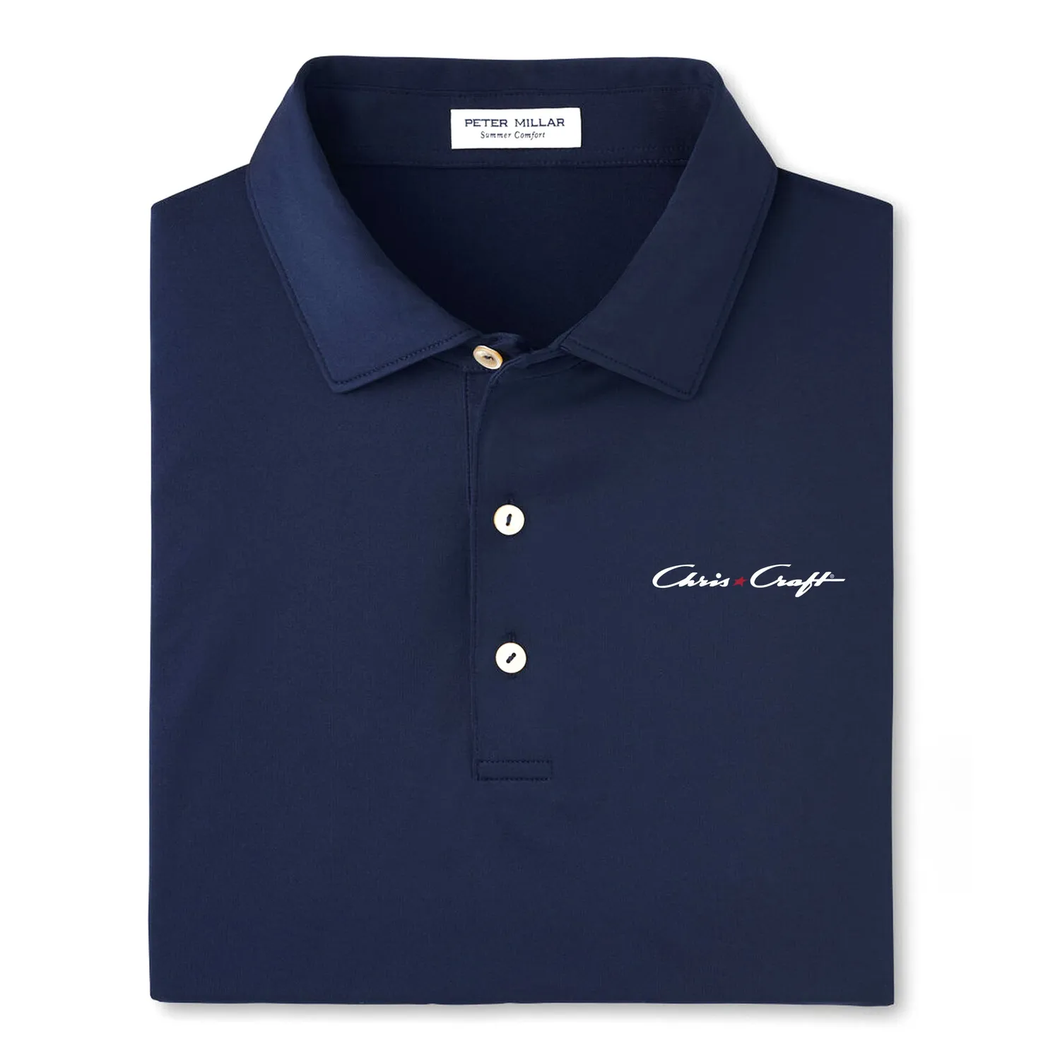 Chris Craft Bluewater herre performance polo