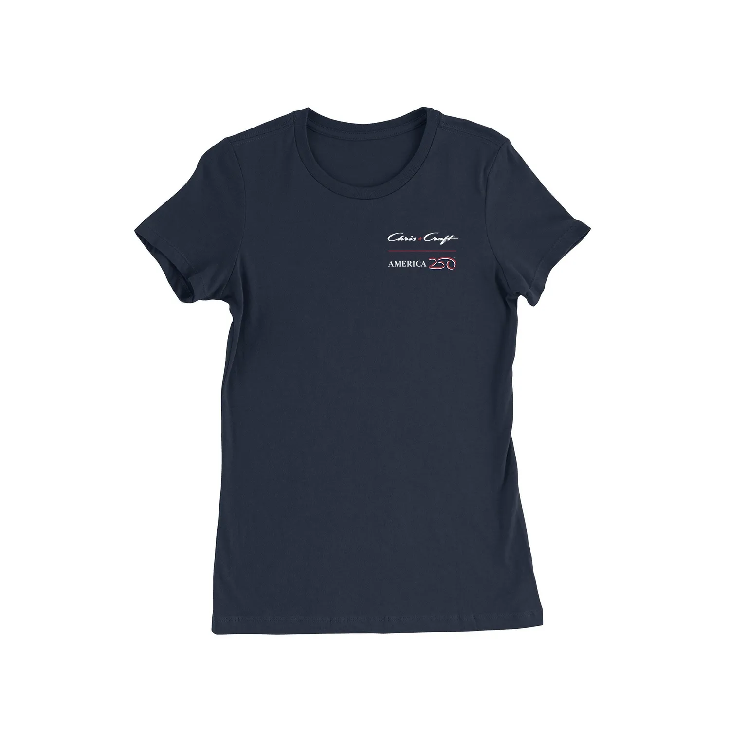 Chris Craft America250 dame t-shirt 100% bomuld