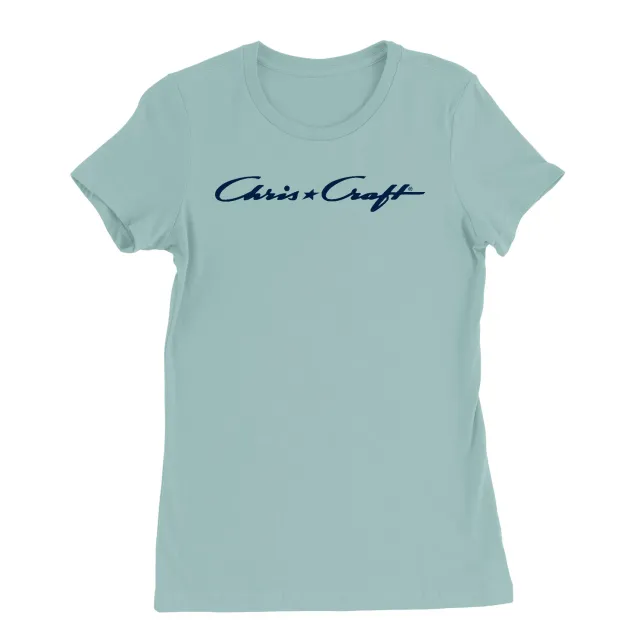 Chris-Craft Flagship T-shirt navy – dame bomuld