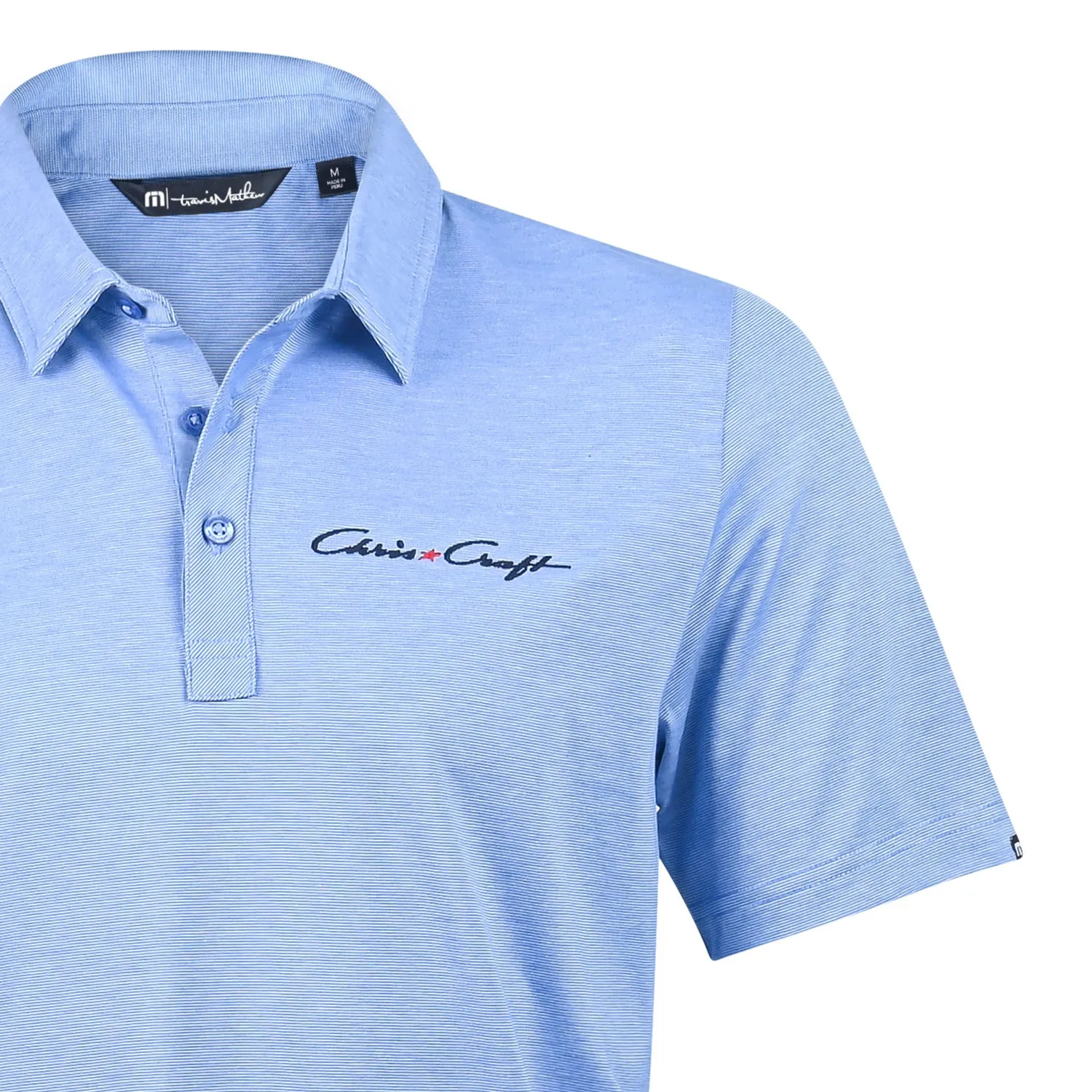 Chris Craft Sunnyvale polo herre heather blue bomuld