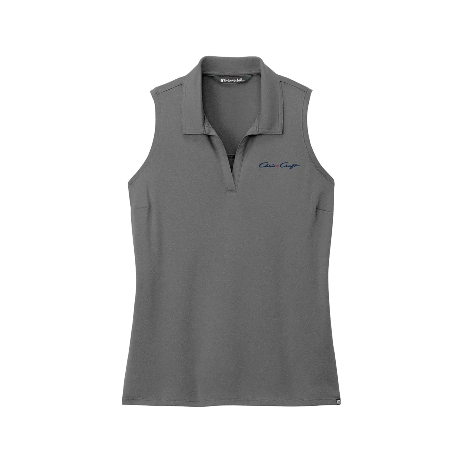 Chris Craft Coto Performance polo ærmeløs lyseblå dame