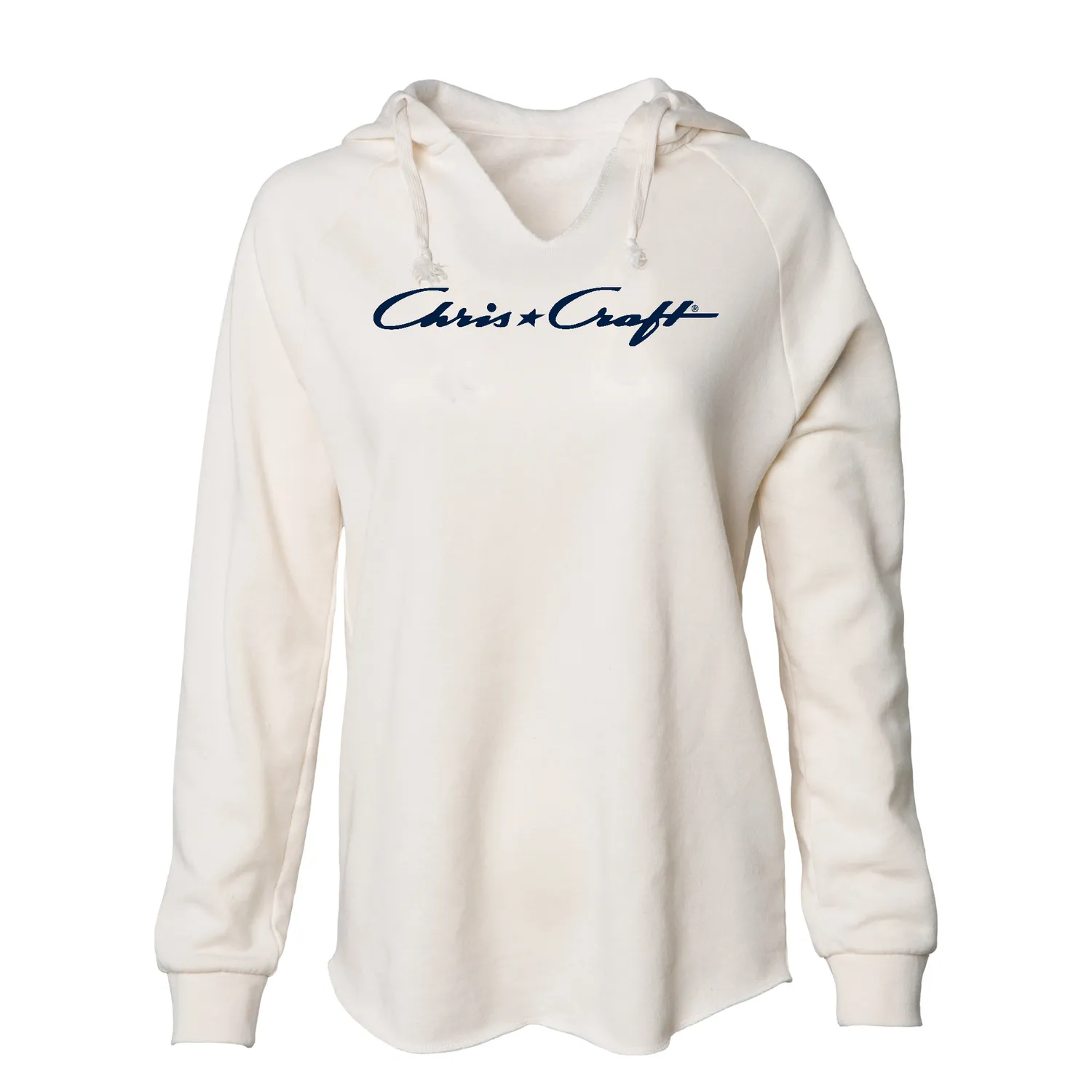 Chris Craft Flagship dame hættetrøje dusty rose fleece