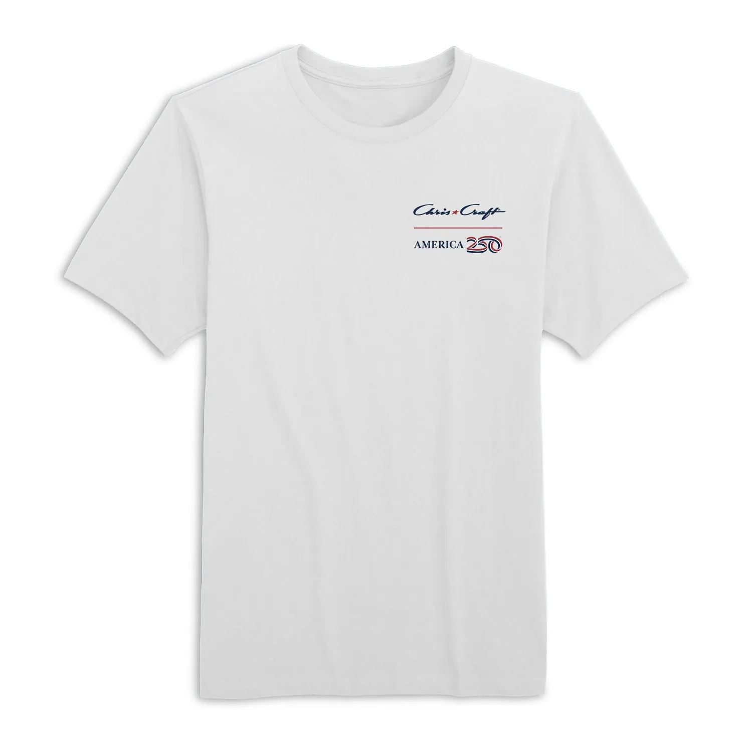 Chris Craft America250 T-shirt navy herre bomuld