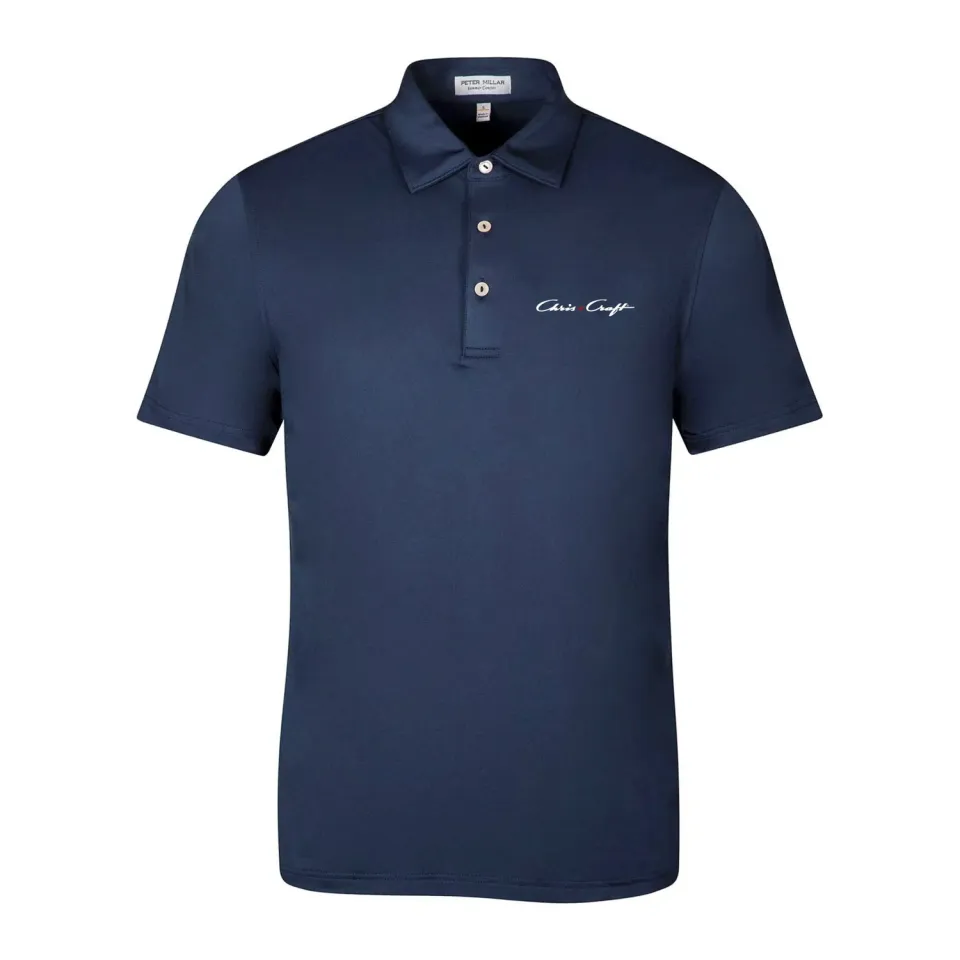 Chris Craft Bluewater herre performance polo