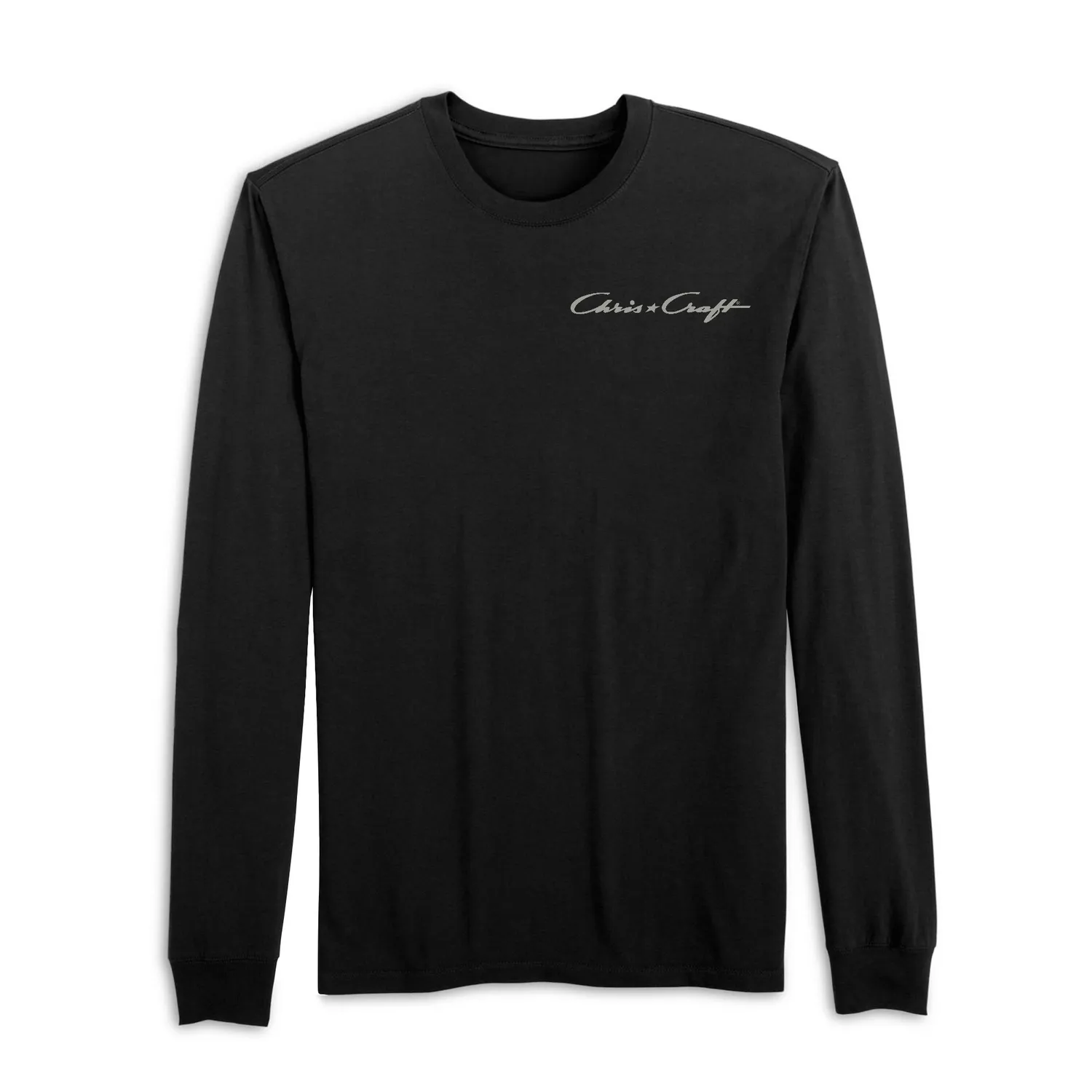 Chris Craft Roamer langærmet T-shirt teal bomuld
