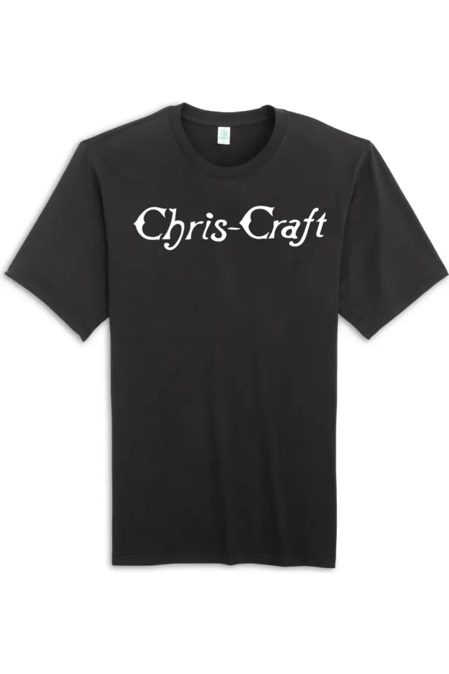 Chris Craft Blueprint herre t-shirt sort bomuld