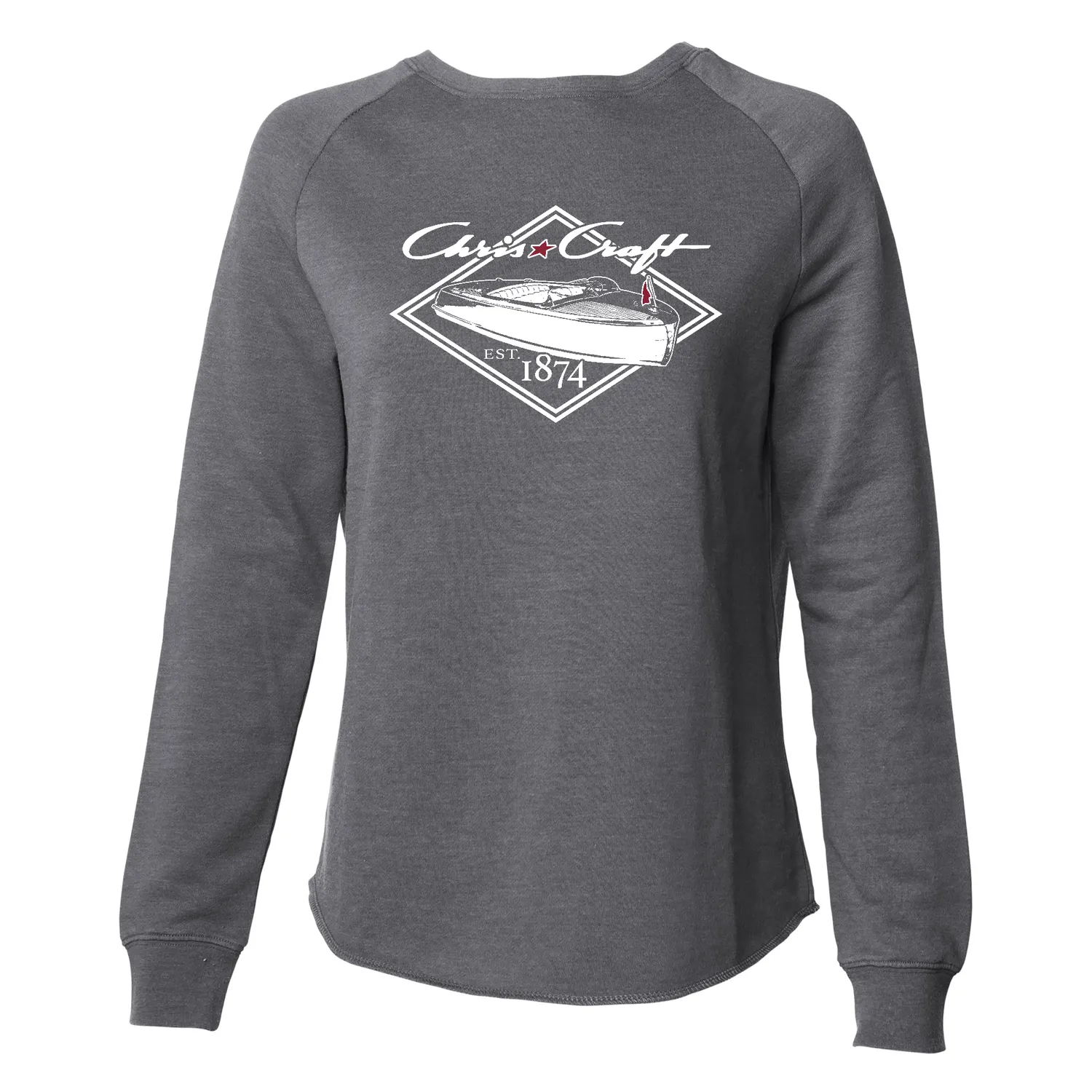 Chris Craft Cruiser sweatshirt dame sort fleece