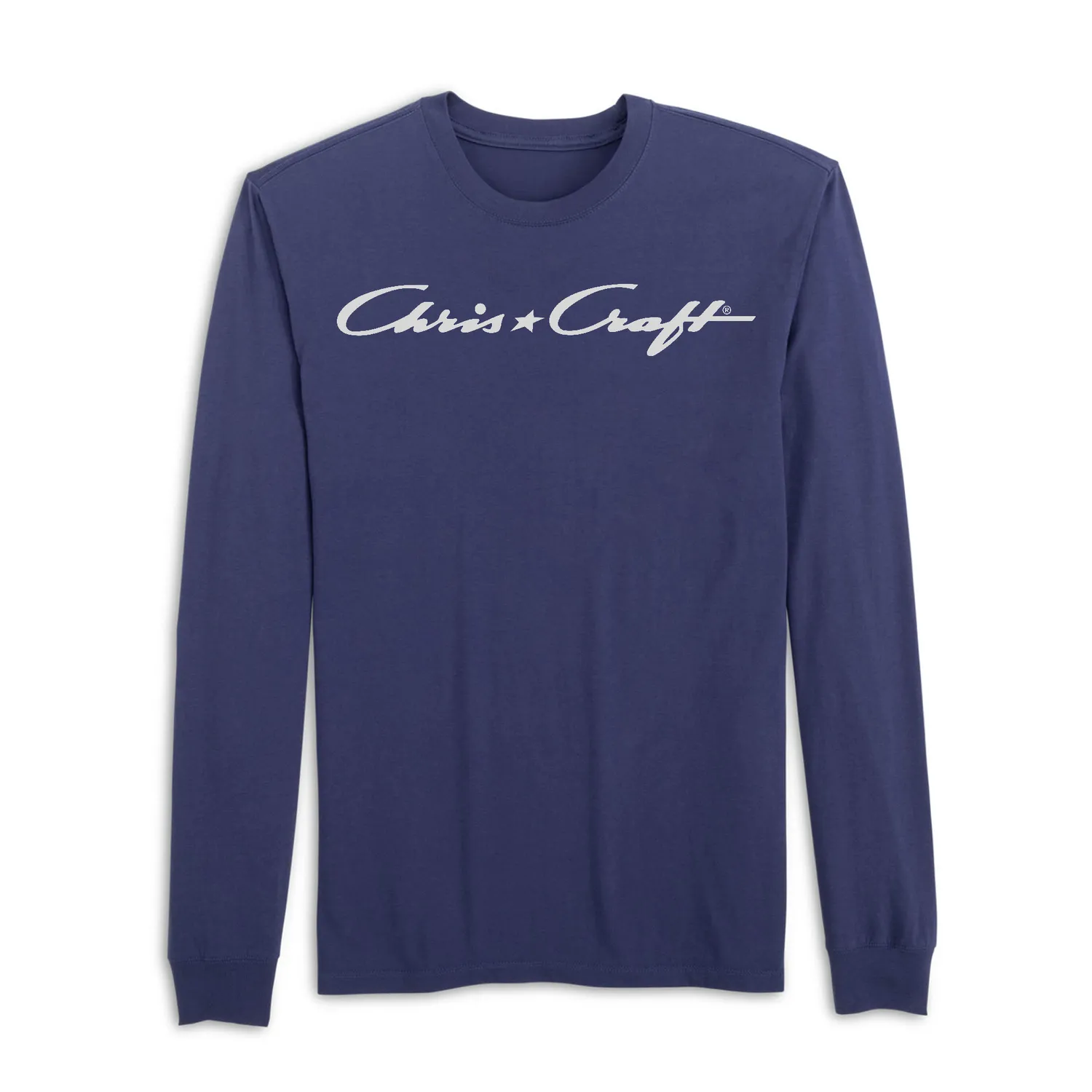 Chris Craft Flagship herre langærmet t-shirt bomuld