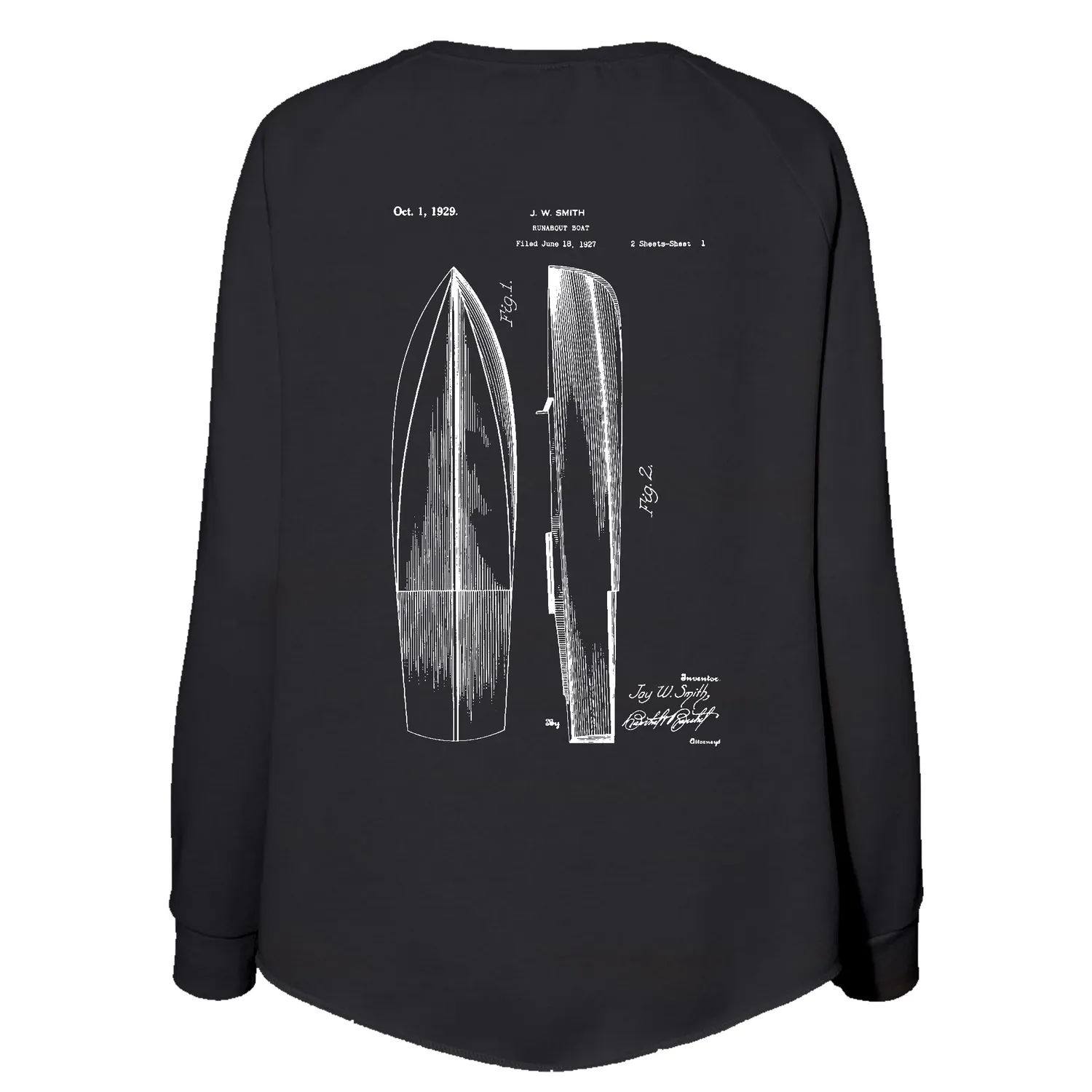 Chris Craft The Blueprint sweatshirt til damer sort