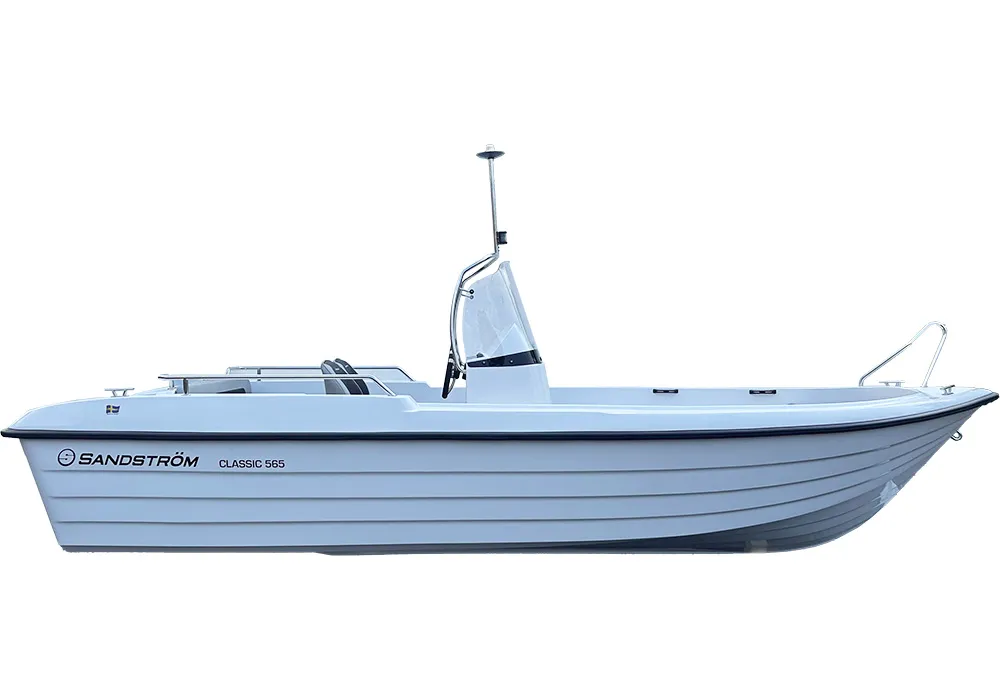 Sandström Classic 565 styrpultbåd midterpult – stabil fiskebåd
