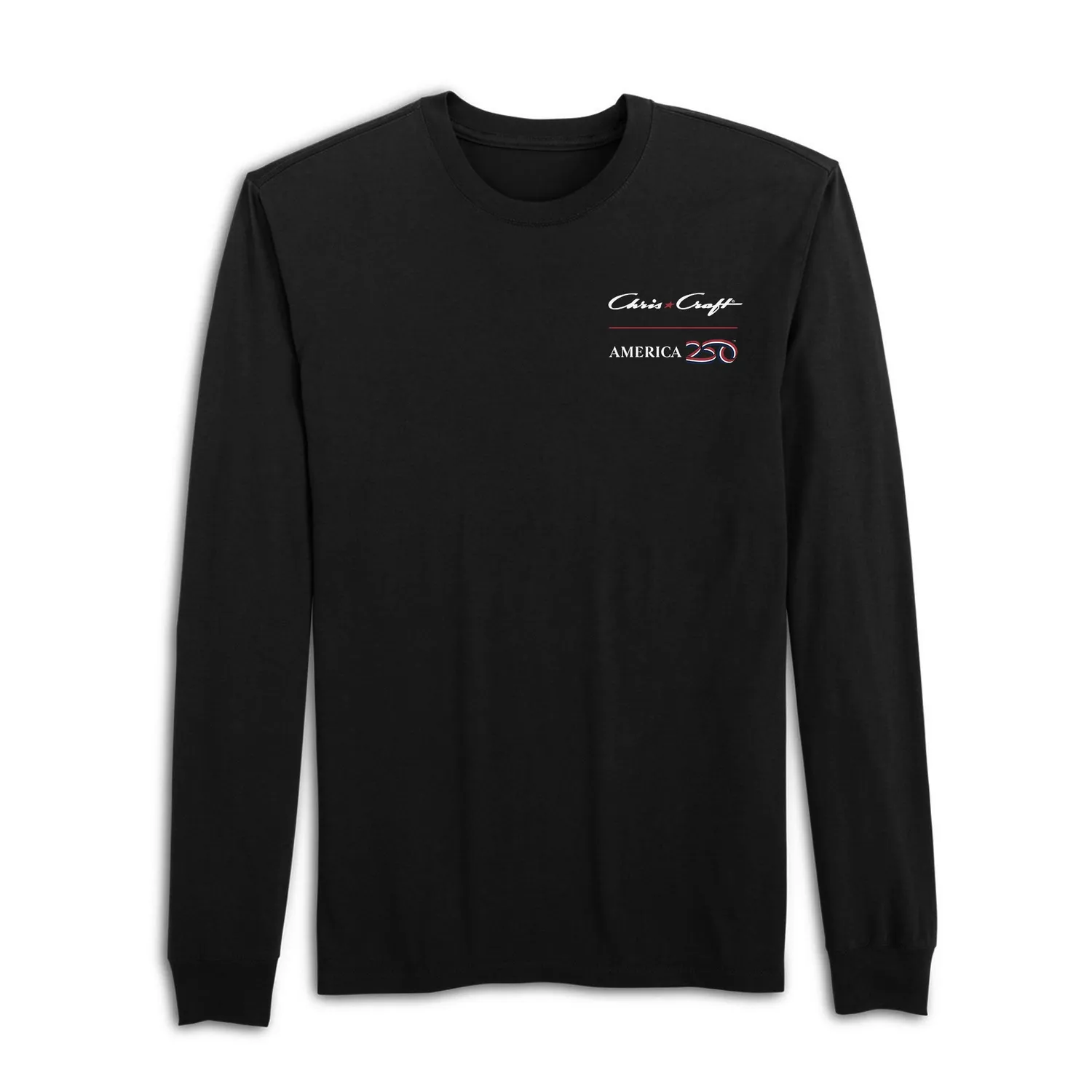 Chris Craft America250 langærmet t-shirt Navy bomuld