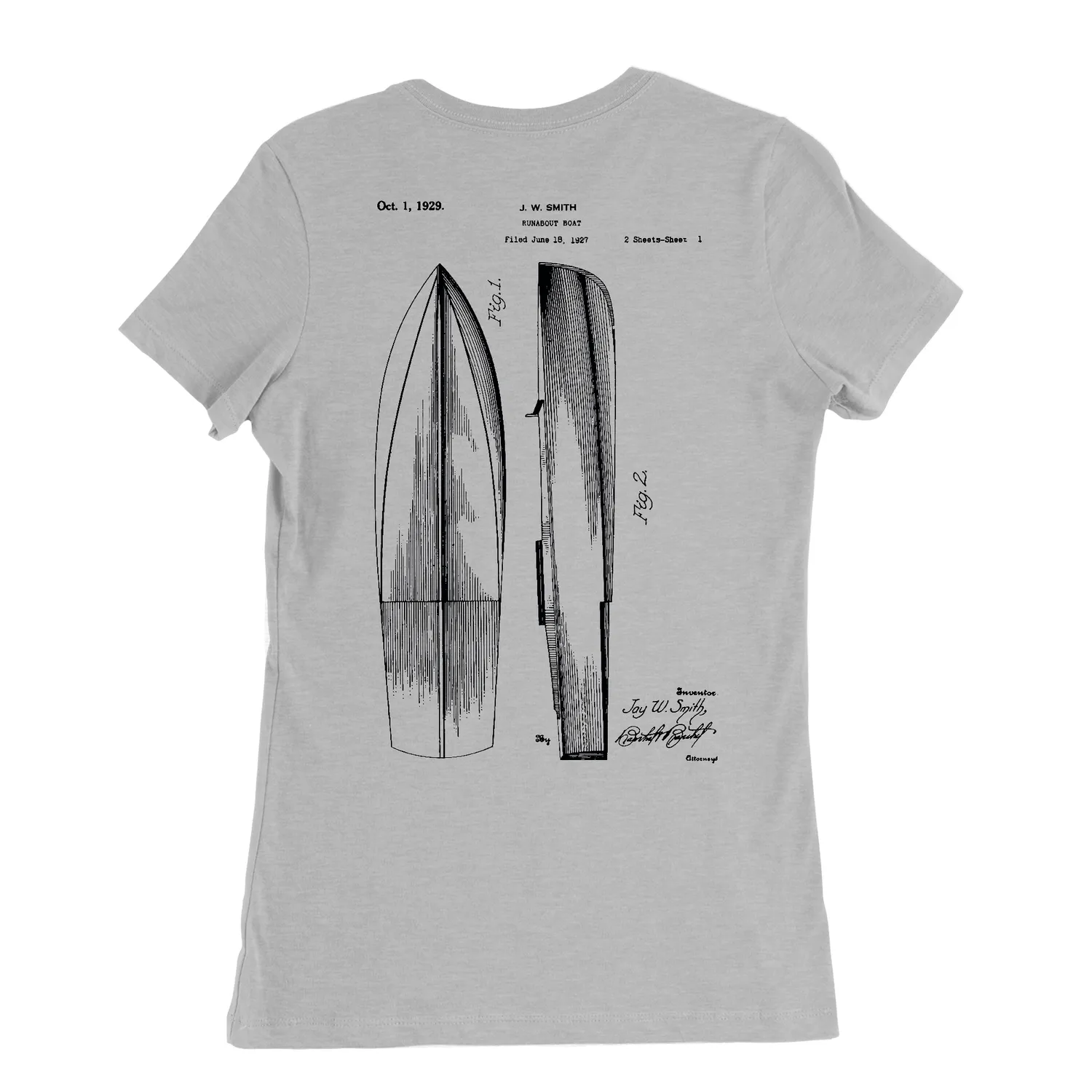 Chris Craft The Blueprint T-shirt dame sort bomuld