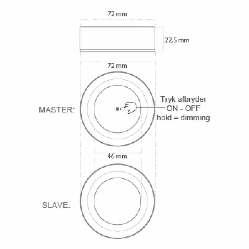 Casolux Malou Controller receiver downlight