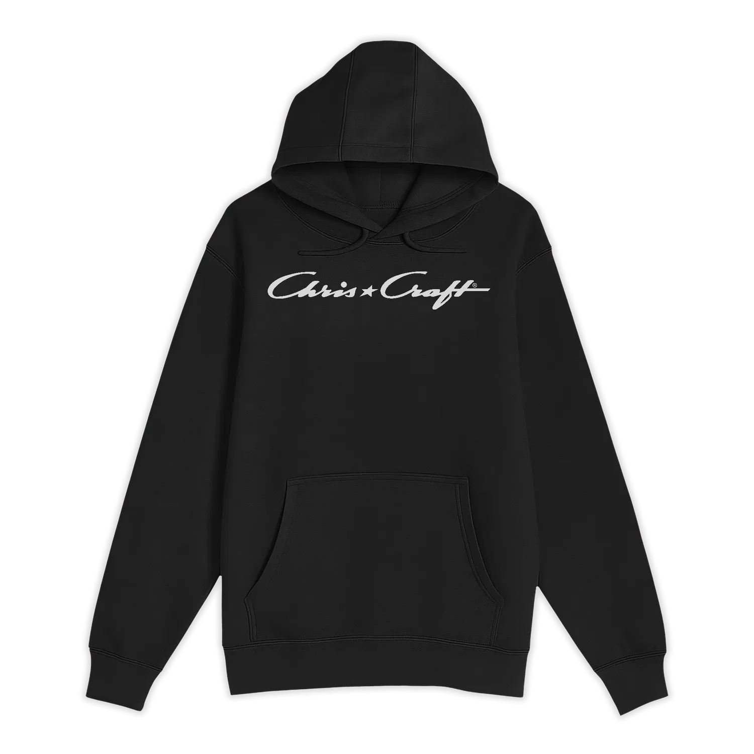 Chris Craft Flagship herrehættetrøje sort fleece
