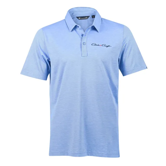 Chris Craft Sunnyvale polo herre heather blue bomuld