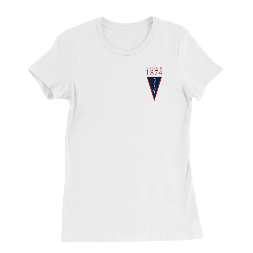 Chris Craft Eminent damet-shirt hvid bomuld