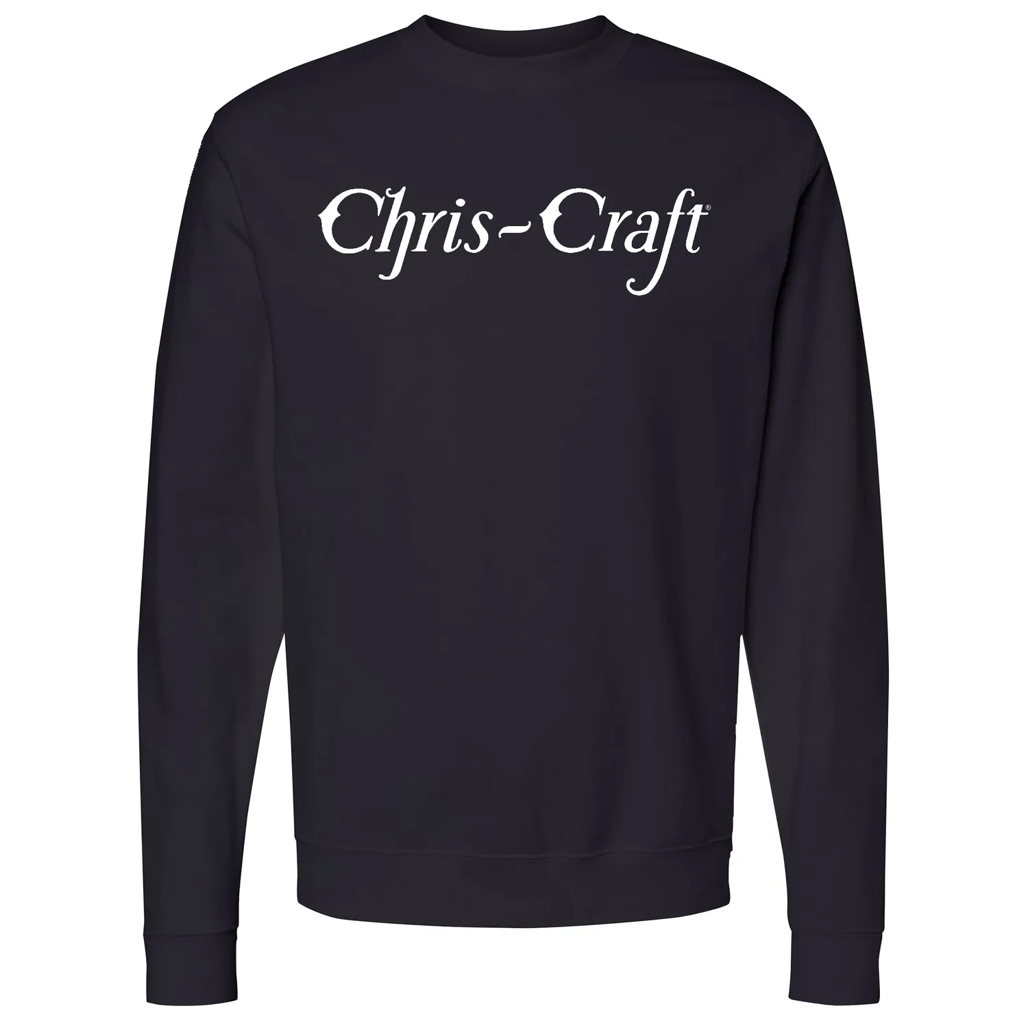 Chris Craft Blueprint sweatshirt Sort bomuld