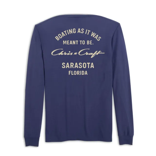 Chris Craft Meant to Be langærmet T-shirt bomuld
