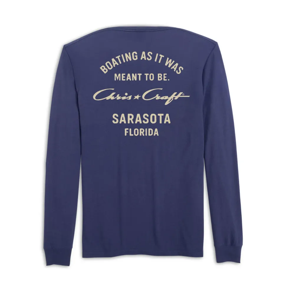 Chris Craft Meant to Be langærmet T-shirt bomuld