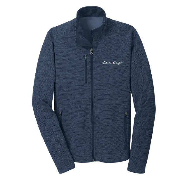 Chris Craft Digi Stripe Fleece full zip fleecejakke polyester