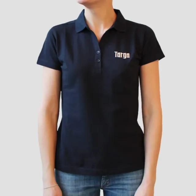 Targa Pique Tennis Shirt poloshirt dame navy M/38