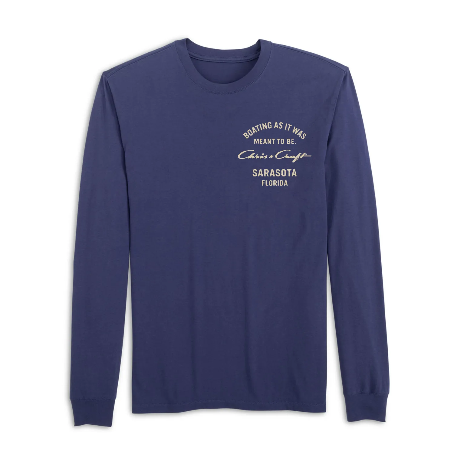Chris Craft Meant to Be langærmet T-shirt bomuld