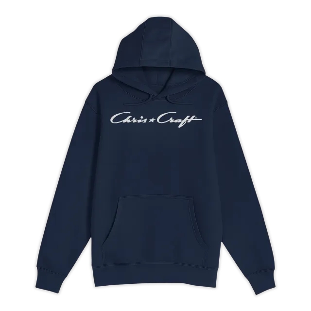 Chris Craft Flagship herrehættetrøje sort fleece