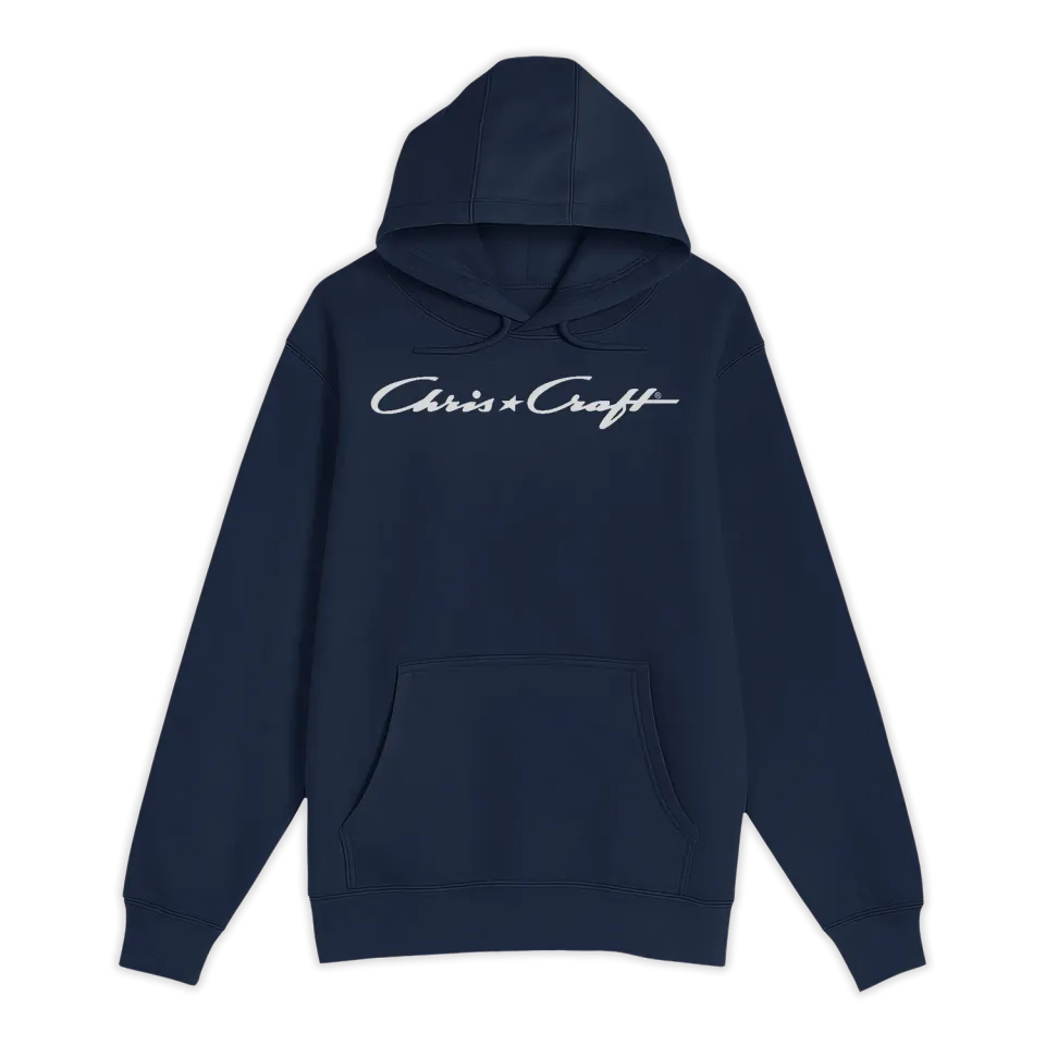 Chris Craft Flagship herrehættetrøje sort fleece